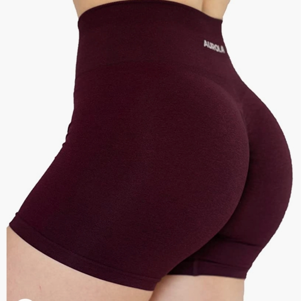 1 pair of  Aurola Black Cherry 🍒 Shorts sz Medium. EUC ❤️